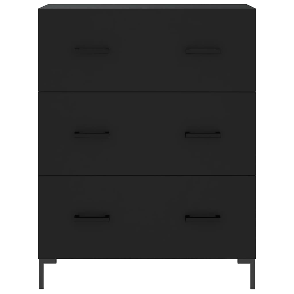 Armário Alto Ella de 180 cm - Preto - Design Moderno