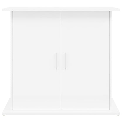 Suporte de aquário 81x36x73 cm deriv. madeira branco brilhante