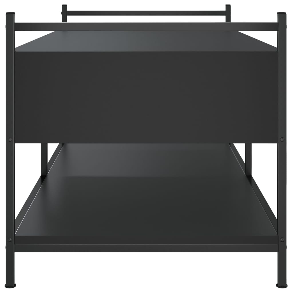 Mesa de centro 99x50x50 cm derivados de madeira preto