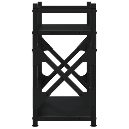 Suporte impressora 2 prateleiras 40x20x40 deriv. madeira preto