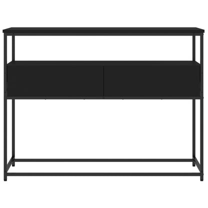 Mesa consola 100x40x75 cm derivados de madeira preto