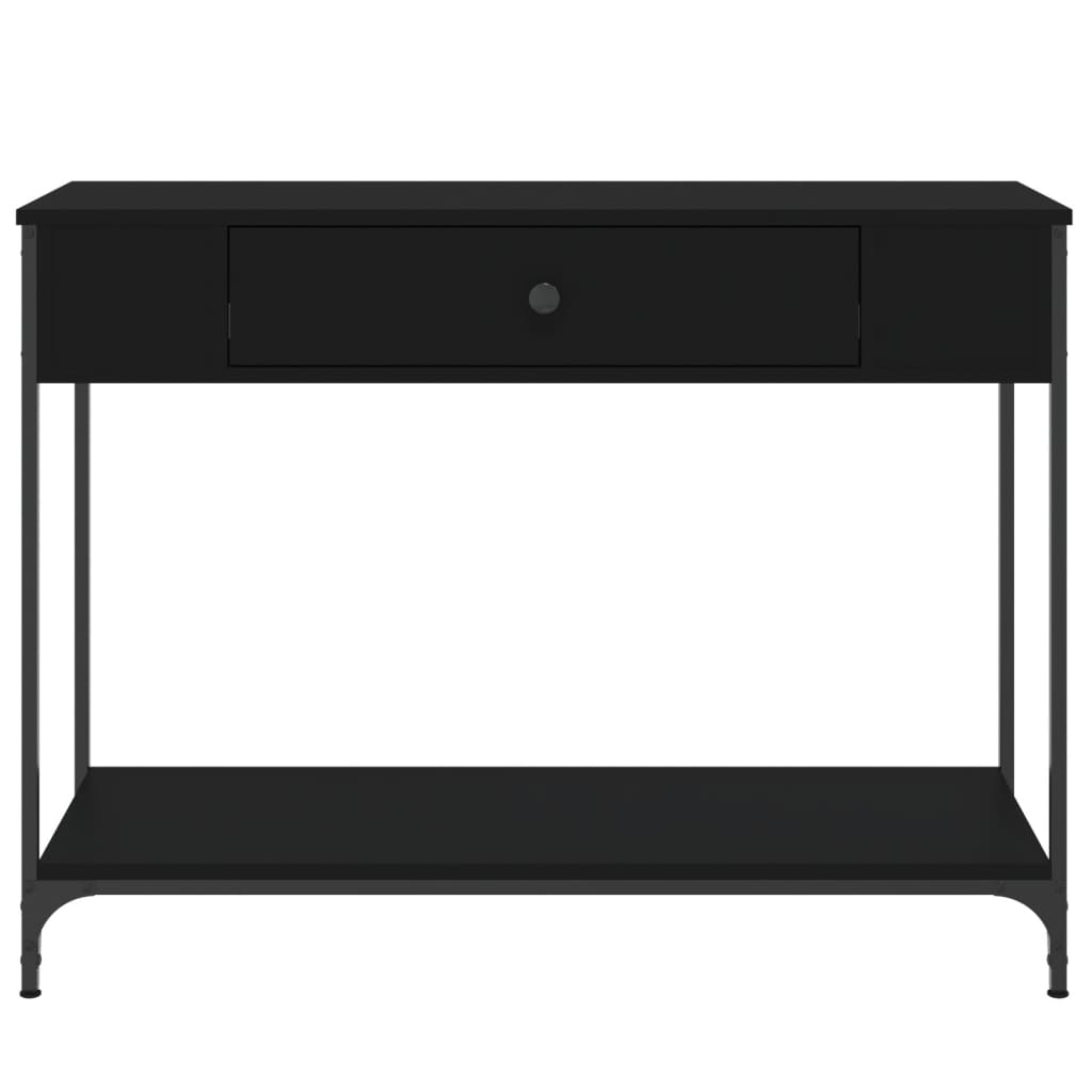 Mesa consola 100x34,5x75 cm derivados de madeira preto