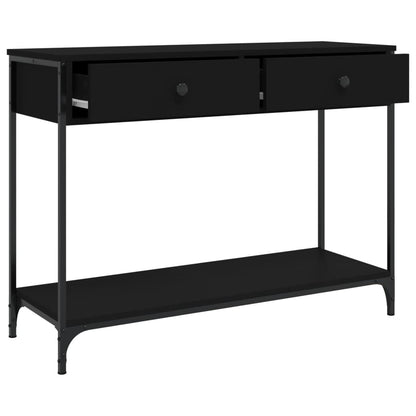 Mesa consola 100x34,5x75 cm derivados de madeira preto