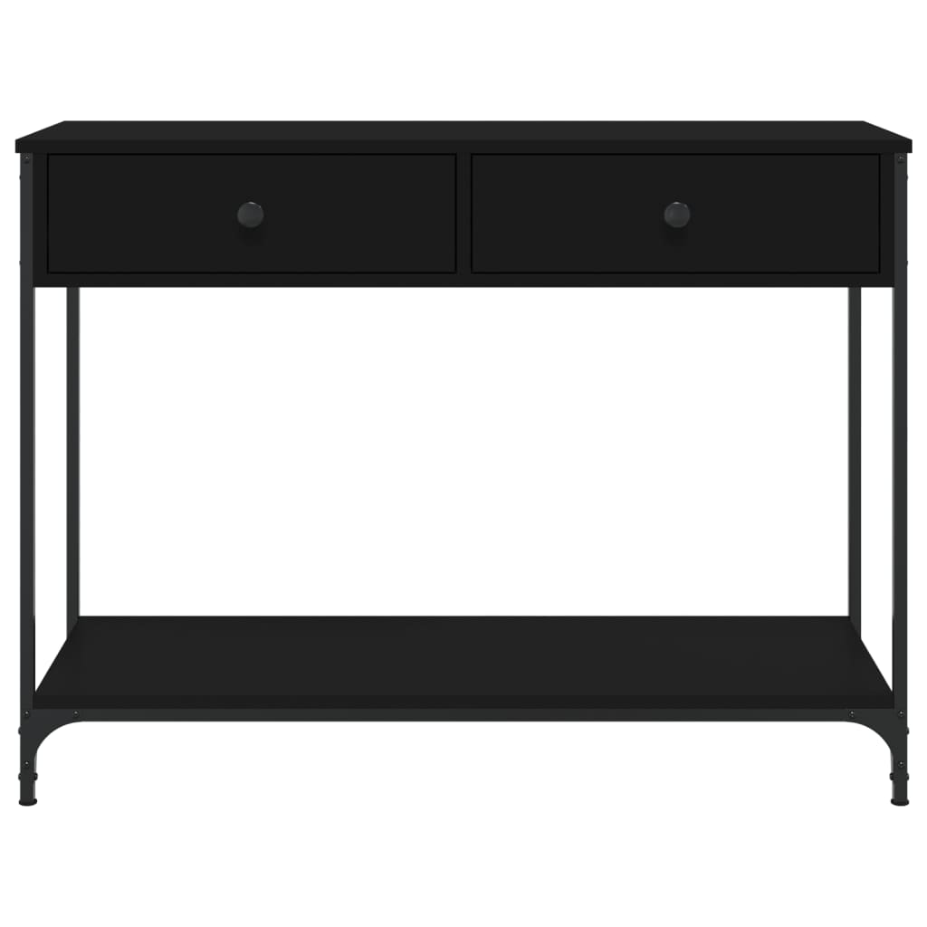 Mesa consola 100x34,5x75 cm derivados de madeira preto