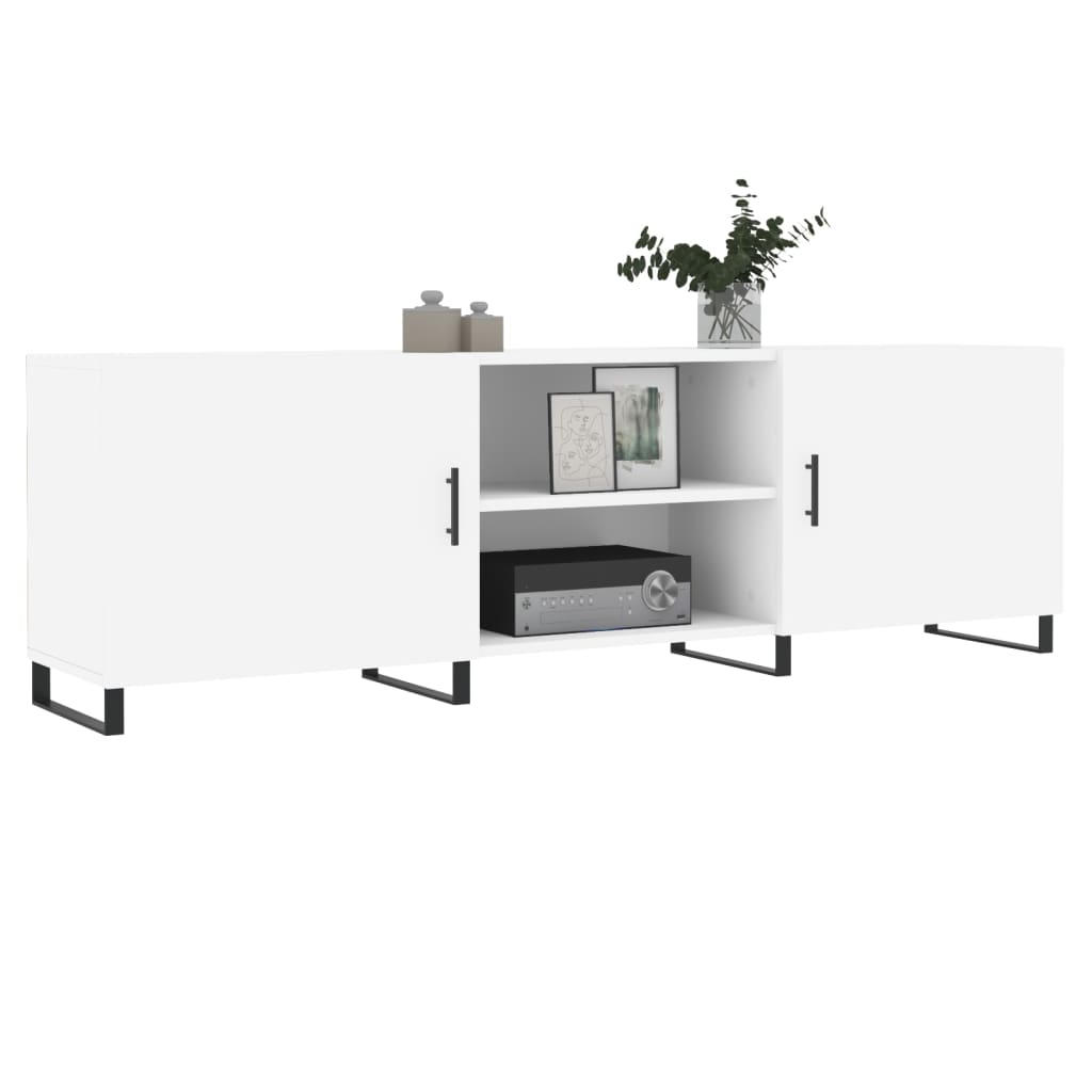 Móvel de TV Portucale de 150cm - Branco - Design Moderno