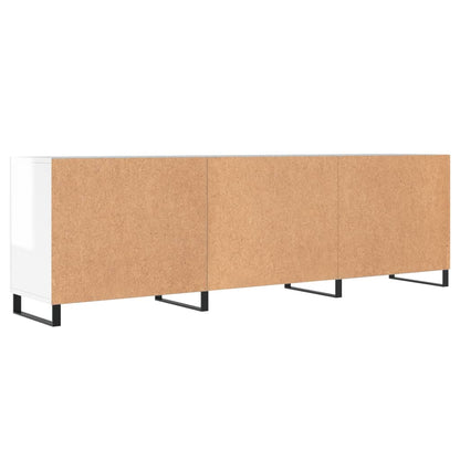 Móvel de TV Portucale de 150cm - Branco Brilhante - Design Moderno