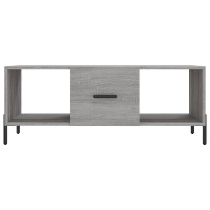 Mesa de centro 102x50x40cm derivados de madeira cinzento sonoma