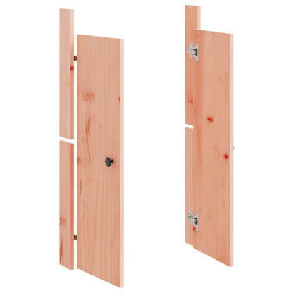 Portas de cozinha p/ exterior 2 pcs 50x9x82 cm madeira douglas