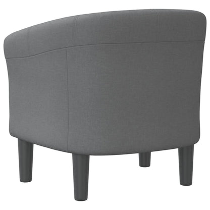 Poltrona Maiza - Em Tecido - Cor Cinzento Escuro- 70x56x68 cm - Design Moderno