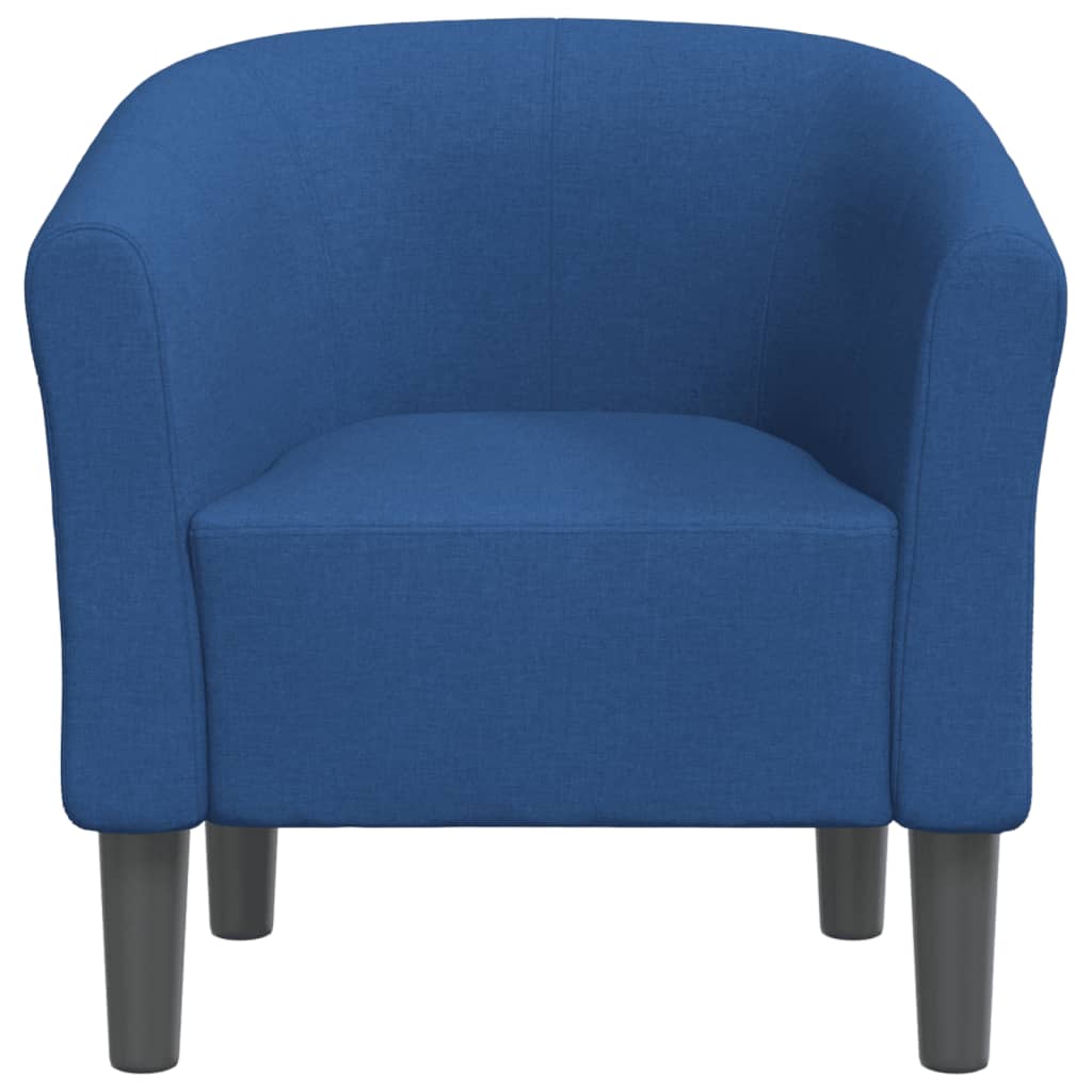 Poltrona Maiza - Em Tecido - Cor Azul - 70x56x68 cm - Design Moderno