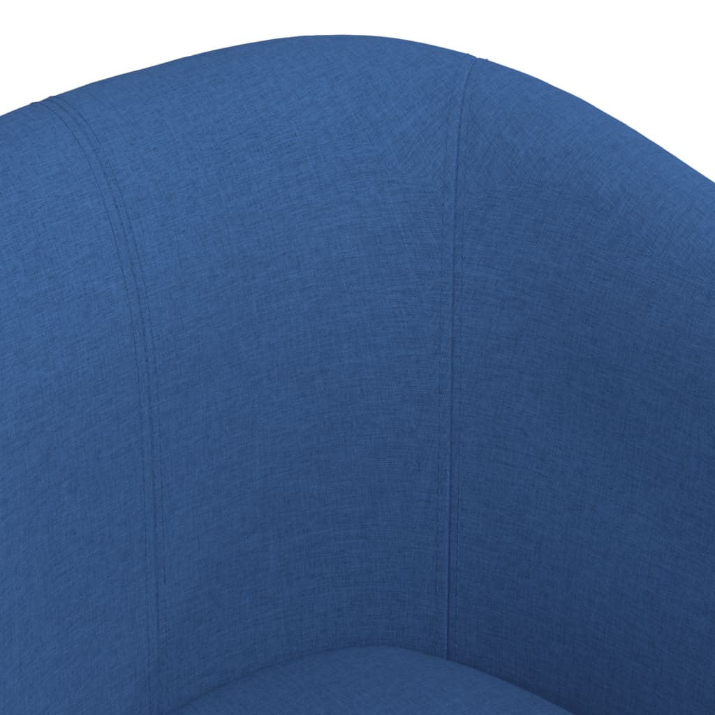 Poltrona Maiza - Em Tecido - Cor Azul - 70x56x68 cm - Design Moderno