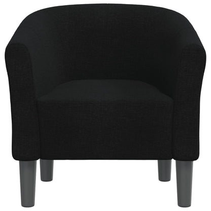 Poltrona Maiza - Em Tecido - Cor Preto - 70x56x68 cm - Design Moderno