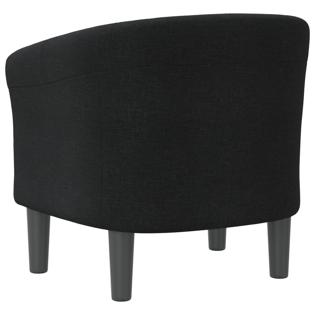 Poltrona Maiza - Em Tecido - Cor Preto - 70x56x68 cm - Design Moderno