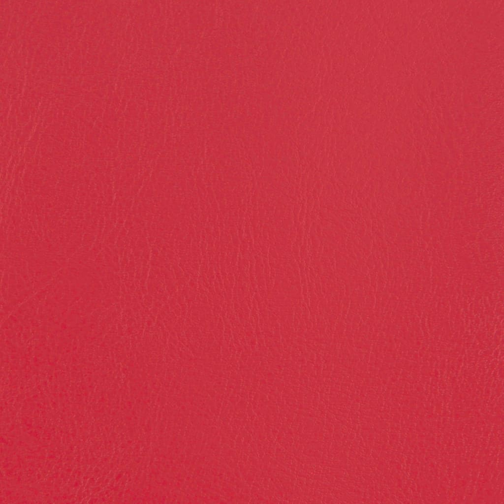 Poltrona Iris - Em Couro Artificial - Cor Vermelho - 70x56x68 cm - Assento, Encosto e Apóios de Braços Densamente Acolchoados - Design Moderno