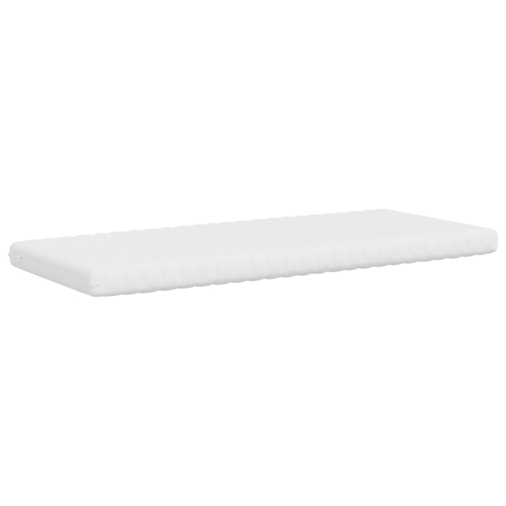 Colchão de espuma 80x200 cm 7 zonas dureza 20 ILD branco