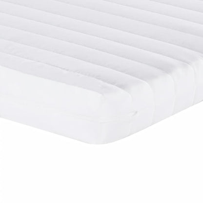 Colchões de espuma 2 pcs 80x200 cm 7 zonas dureza 20 ILD branco