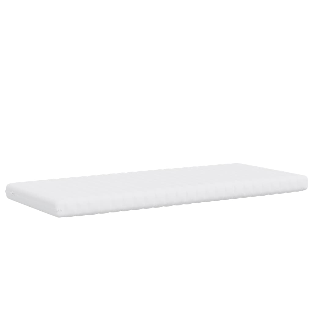 Colchões de espuma 2 pcs 90x190 cm 7 zonas dureza 20 ILD branco