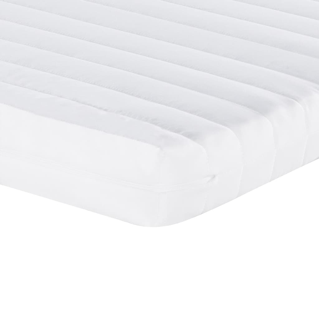 Colchões de espuma 2 pcs 90x190 cm 7 zonas dureza 20 ILD branco