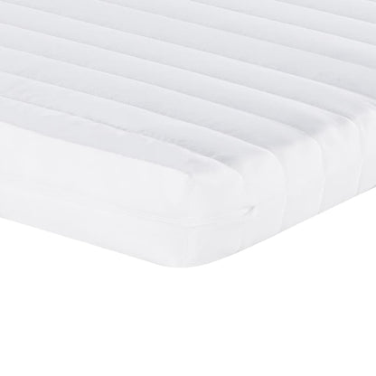 Colchões de espuma 2 pcs 90x190 cm 7 zonas dureza 20 ILD branco