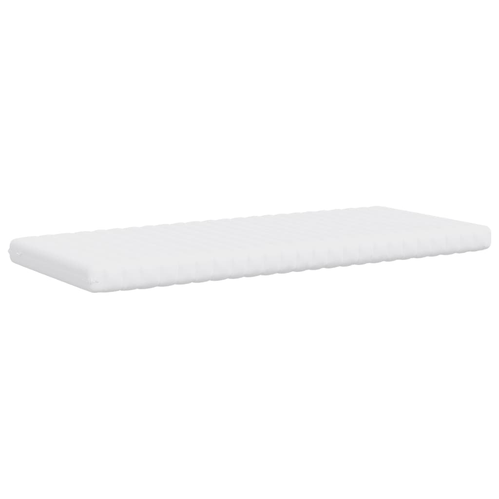 Colchões de espuma 2 pcs 90x200 cm 7 zonas dureza 20 ILD branco