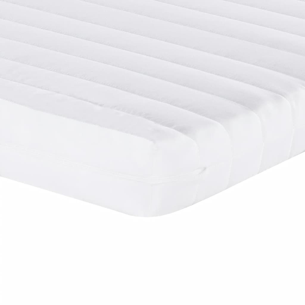 Colchões de espuma 2 pcs 90x200 cm 7 zonas dureza 20 ILD branco