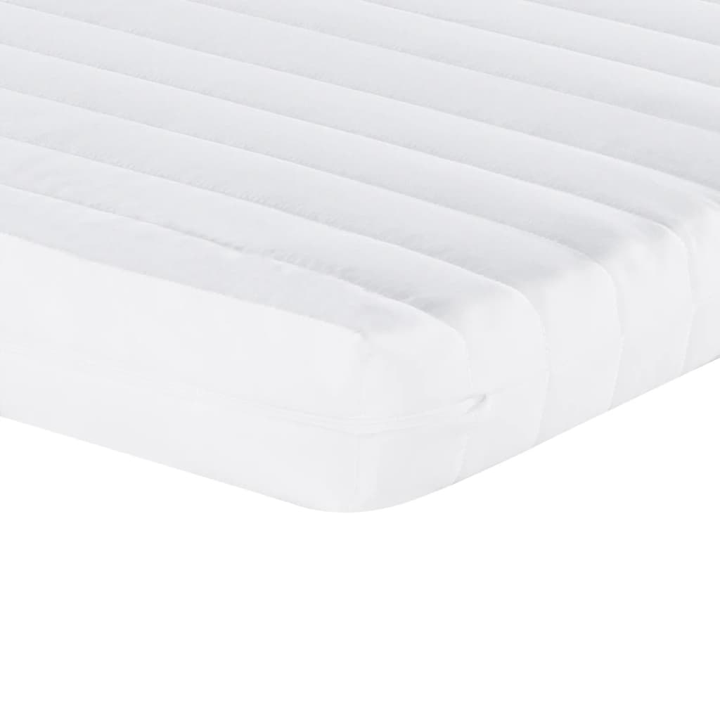 Colchões de espuma 2 pcs 100x200cm 7 zonas dureza 20 ILD branco