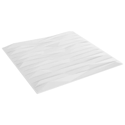 Painéis de parede 12 pcs 50x50 cm 3m² EPS pedra branco