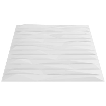 Painéis de parede 24 pcs 50x50 cm 6m² XPS pedra branco