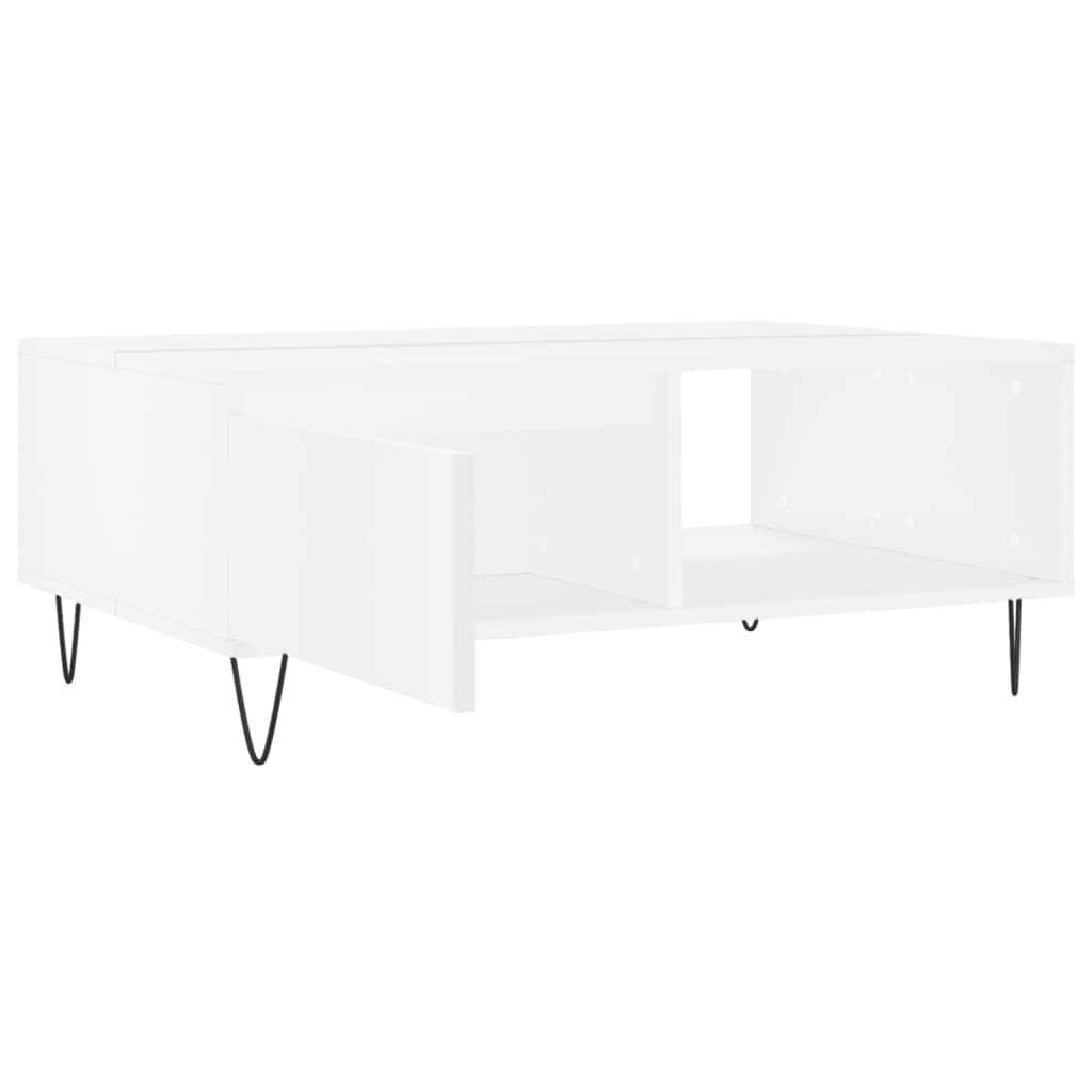 Mesa de centro 90x60x35 cm derivados de madeira branco