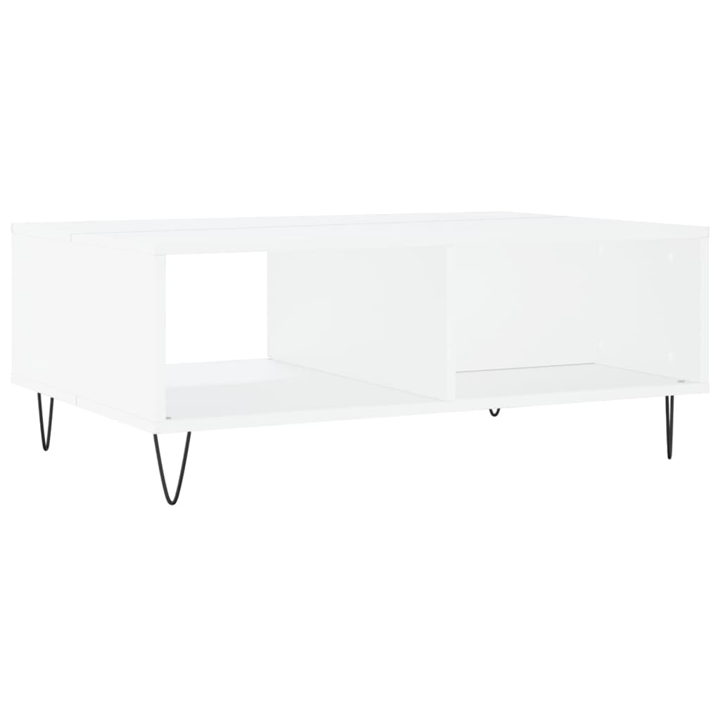 Mesa de centro 90x60x35 cm derivados de madeira branco