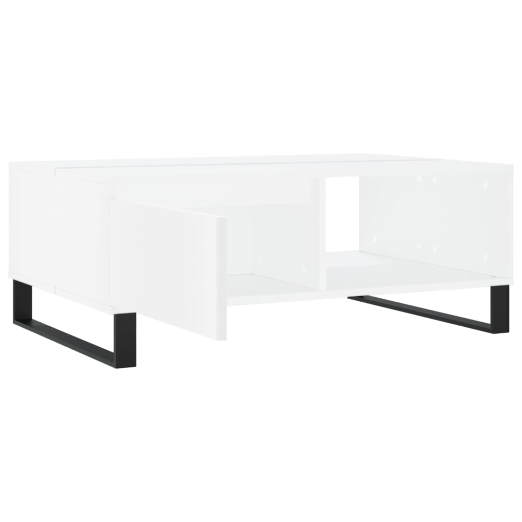 Mesa de centro 90x60x35 cm derivados de madeira branco