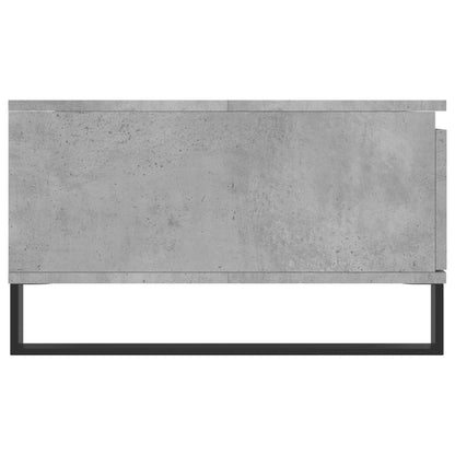 Mesa de centro 90x60x35 cm derivados madeira cinzento cimento