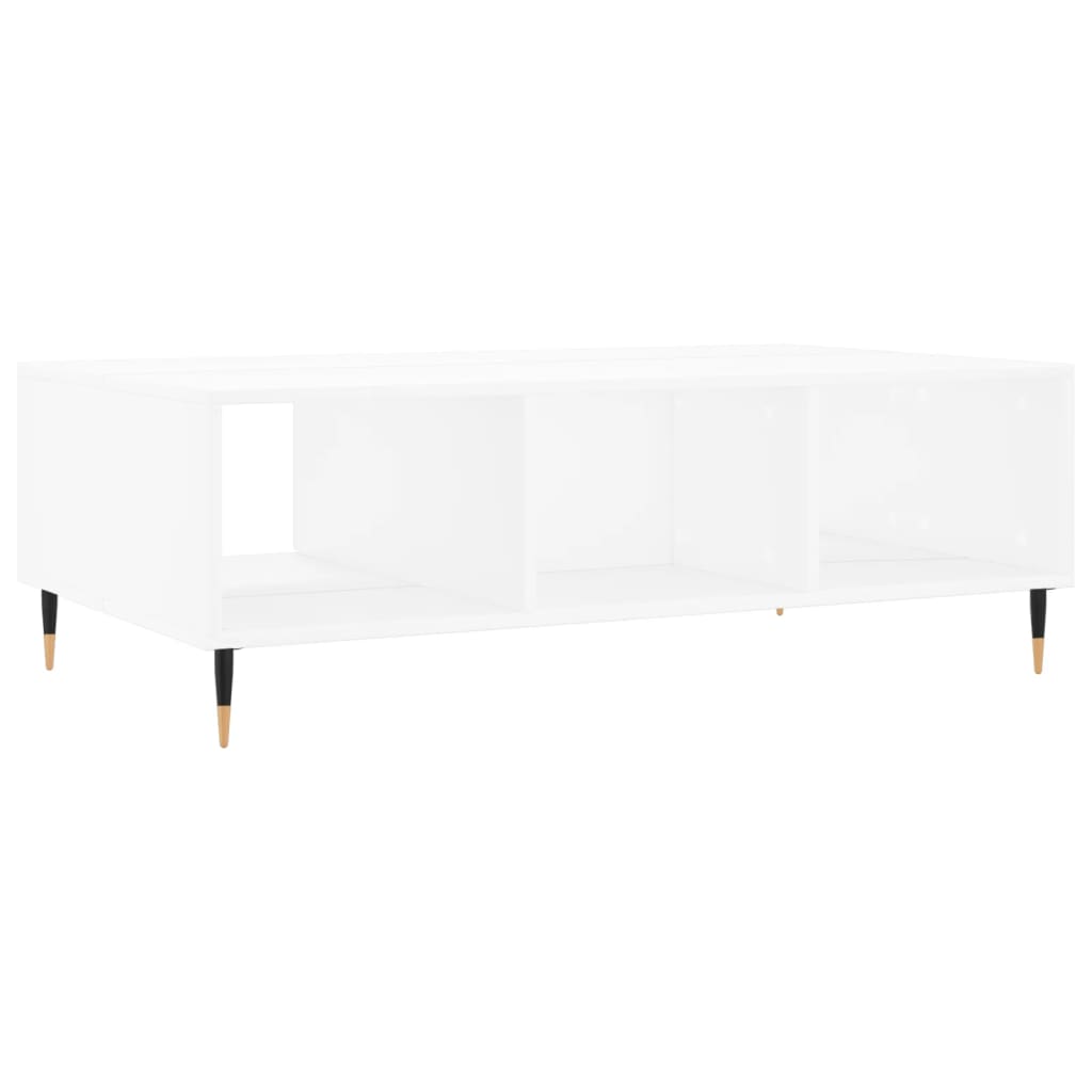 Mesa de centro 104x60x35 cm derivados de madeira branco