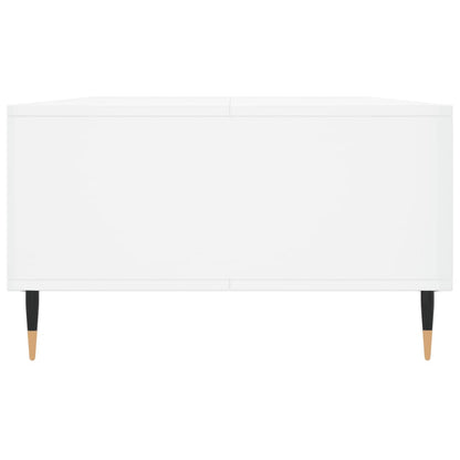 Mesa de centro 104x60x35 cm derivados madeira branco brilhante