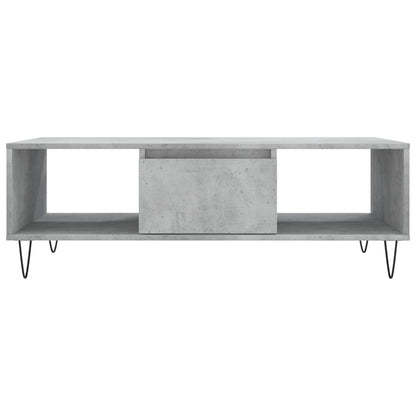 Mesa de centro 104x60x35cm derivados de madeira cinzento sonoma