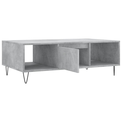 Mesa de centro 104x60x35cm derivados de madeira cinzento sonoma