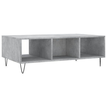 Mesa de centro 104x60x35cm derivados de madeira cinzento sonoma