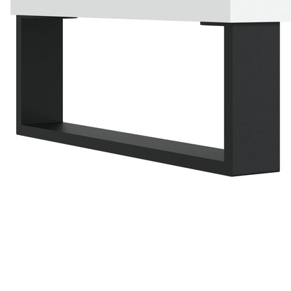 Mesa de Centro Portucale de 90cm - Branco Mate - Design Moderno