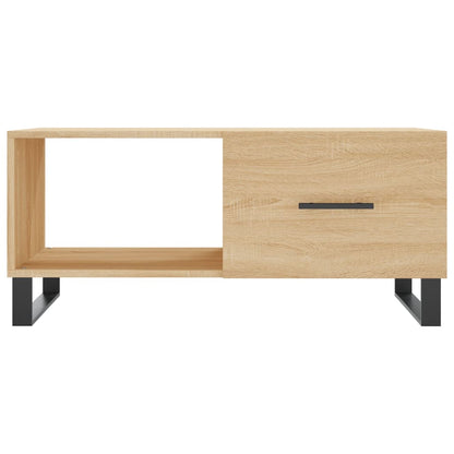 Mesa de Centro Portucale de 90cm - Carvalho - Design Moderno