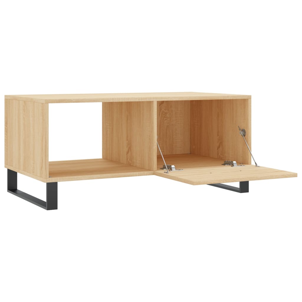 Mesa de Centro Portucale de 90cm - Carvalho - Design Moderno