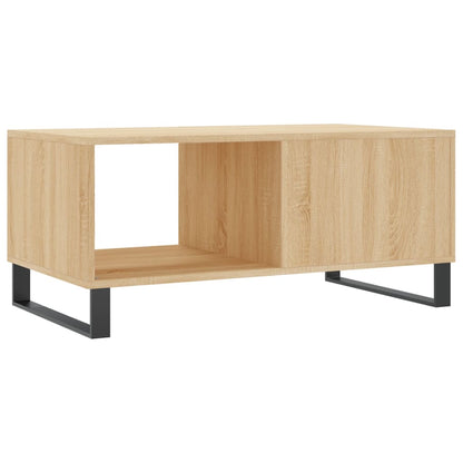 Mesa de Centro Portucale de 90cm - Carvalho - Design Moderno