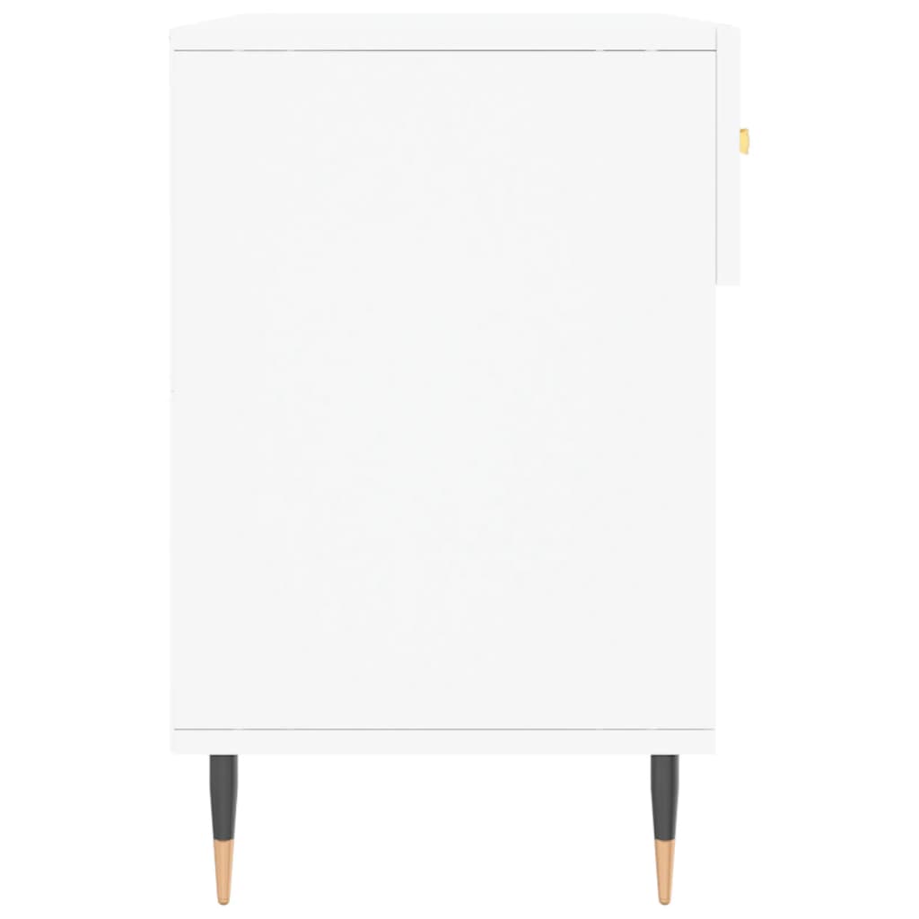 Banco sapateira 102x35x55 cm derivados de madeira branco