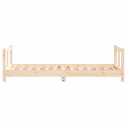 Estrutura de cama infantil 80x160 cm pinho maciço