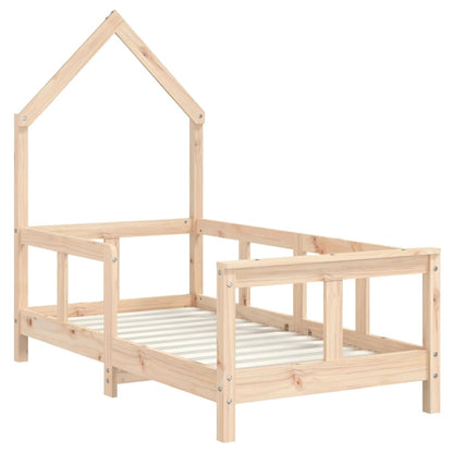 Estrutura de cama infantil 70x140 cm pinho maciço