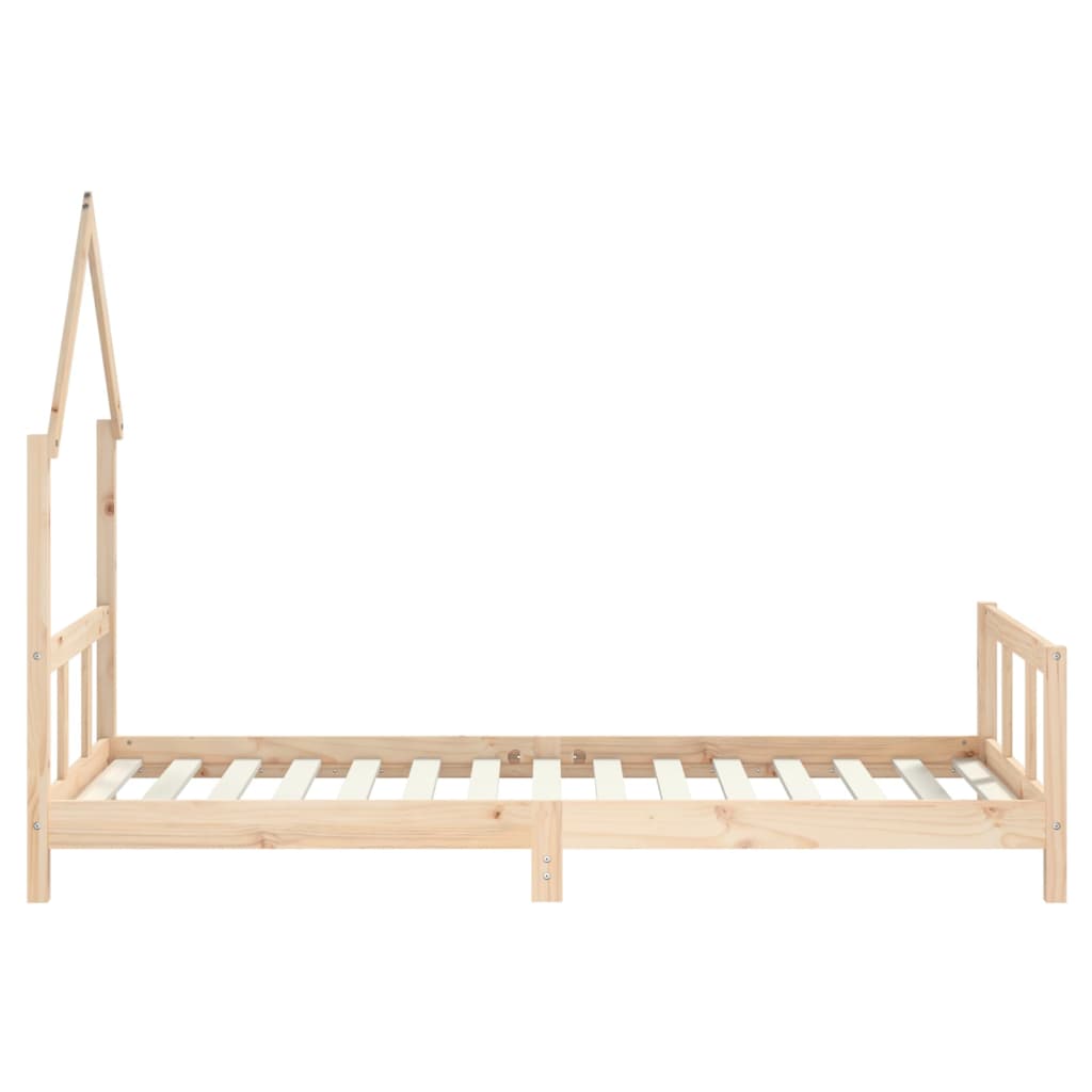 Estrutura de cama infantil 90x190 cm madeira de pinho maciça