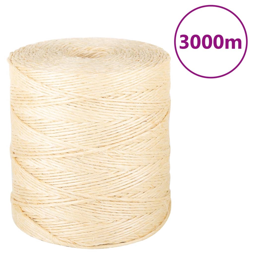 Corda 100% sisal 2 mm 3000 m