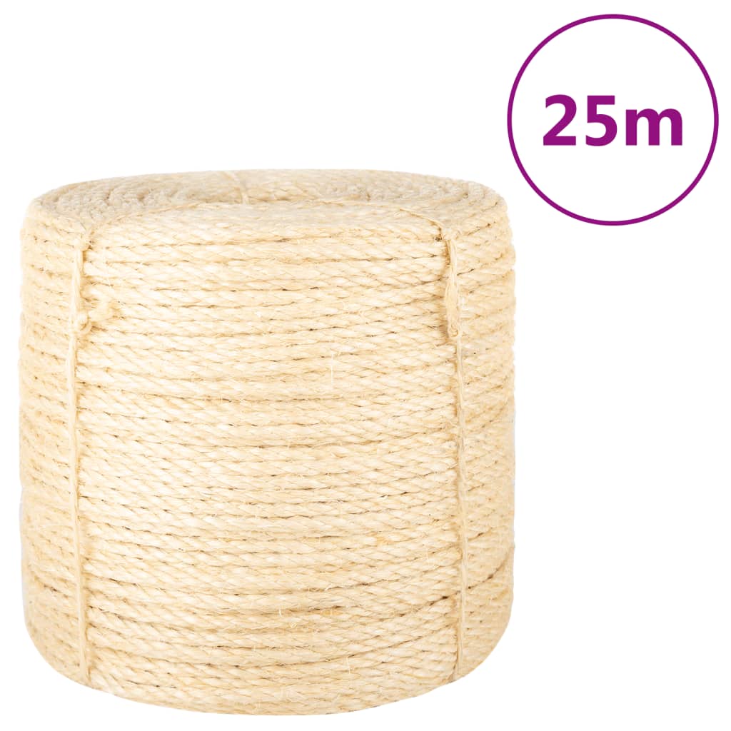 Corda 100% sisal 6 mm 25 m