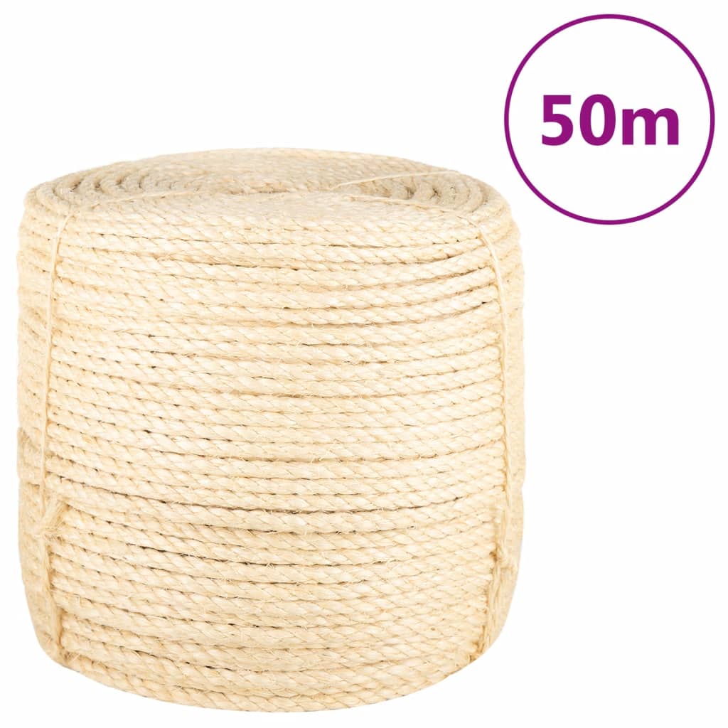 Corda 100% sisal 8 mm 50 m