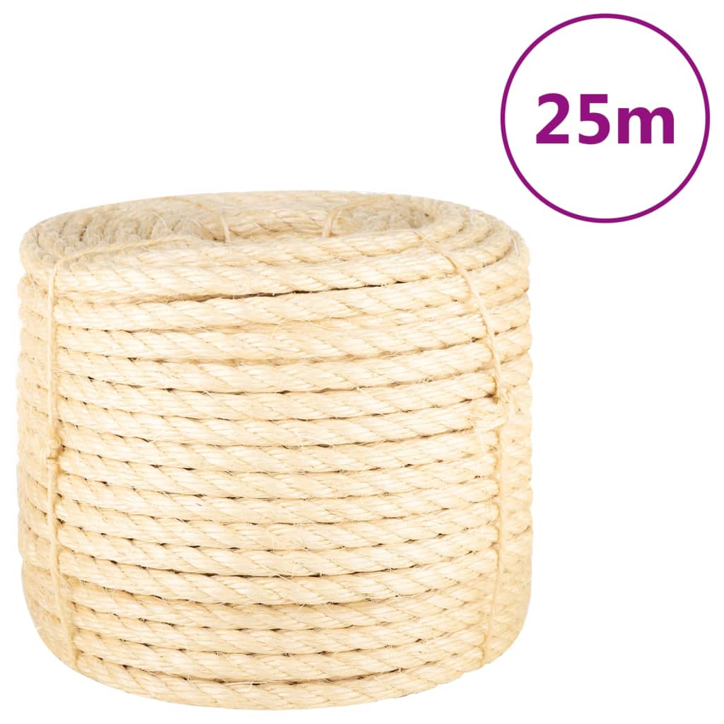 Corda 100% sisal 14 mm 25 m