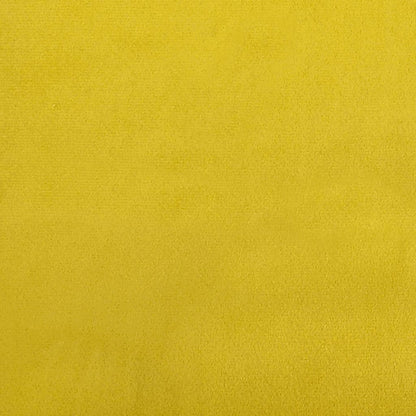 Sofá-cama com gavetão 90x200 cm veludo amarelo